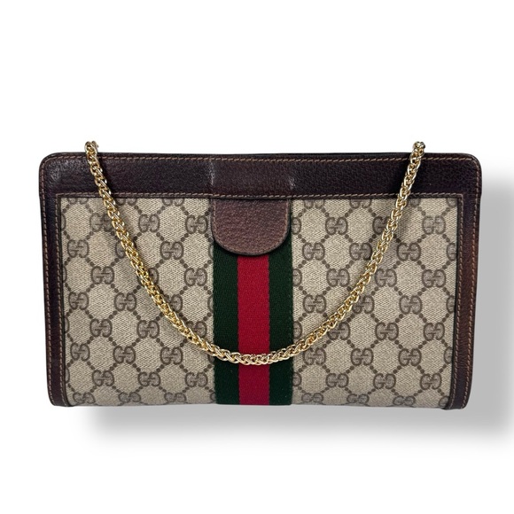 Gucci Ophidia Supreme GG Monogram Supreme Clutch/ Crossbody bag - Picture 4 of 15